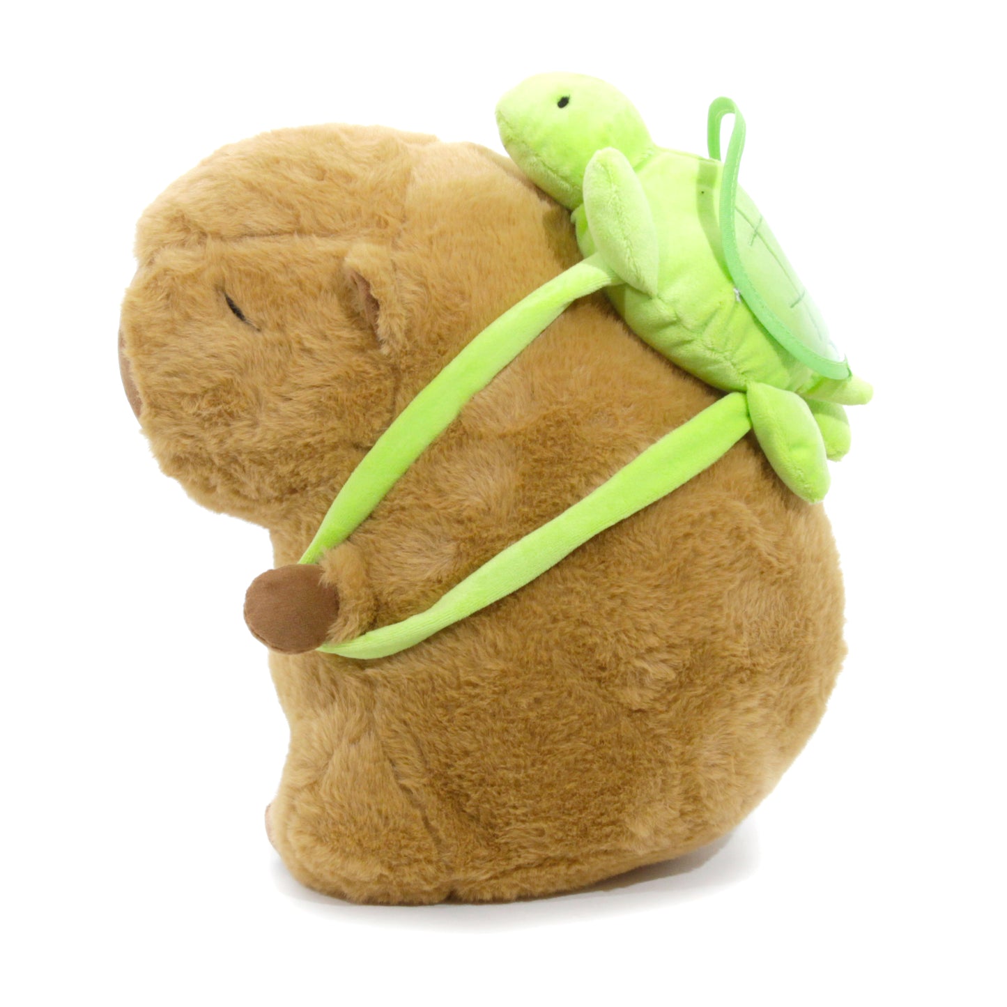 Capibara de Peluche con Tortuga
