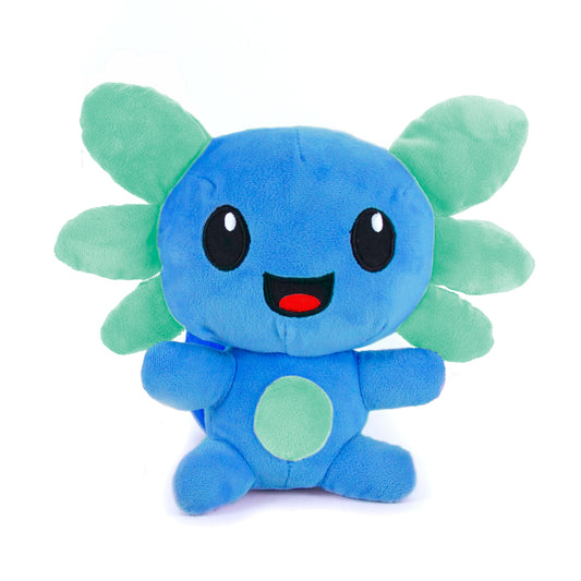 Ajolote de Peluche Azul Menta
