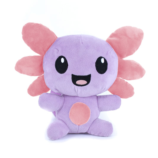 Ajolote de Peluche Lavanda Azul Lila Rosa