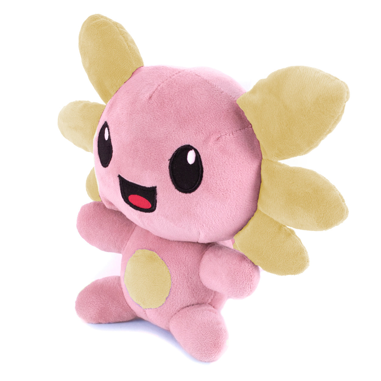 Ajolote de Peluche Lavanda Amarillo Rosa