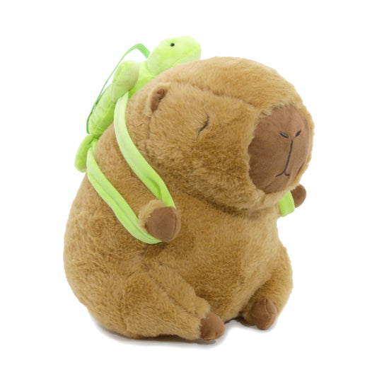 Capibara de Peluche con Tortuga