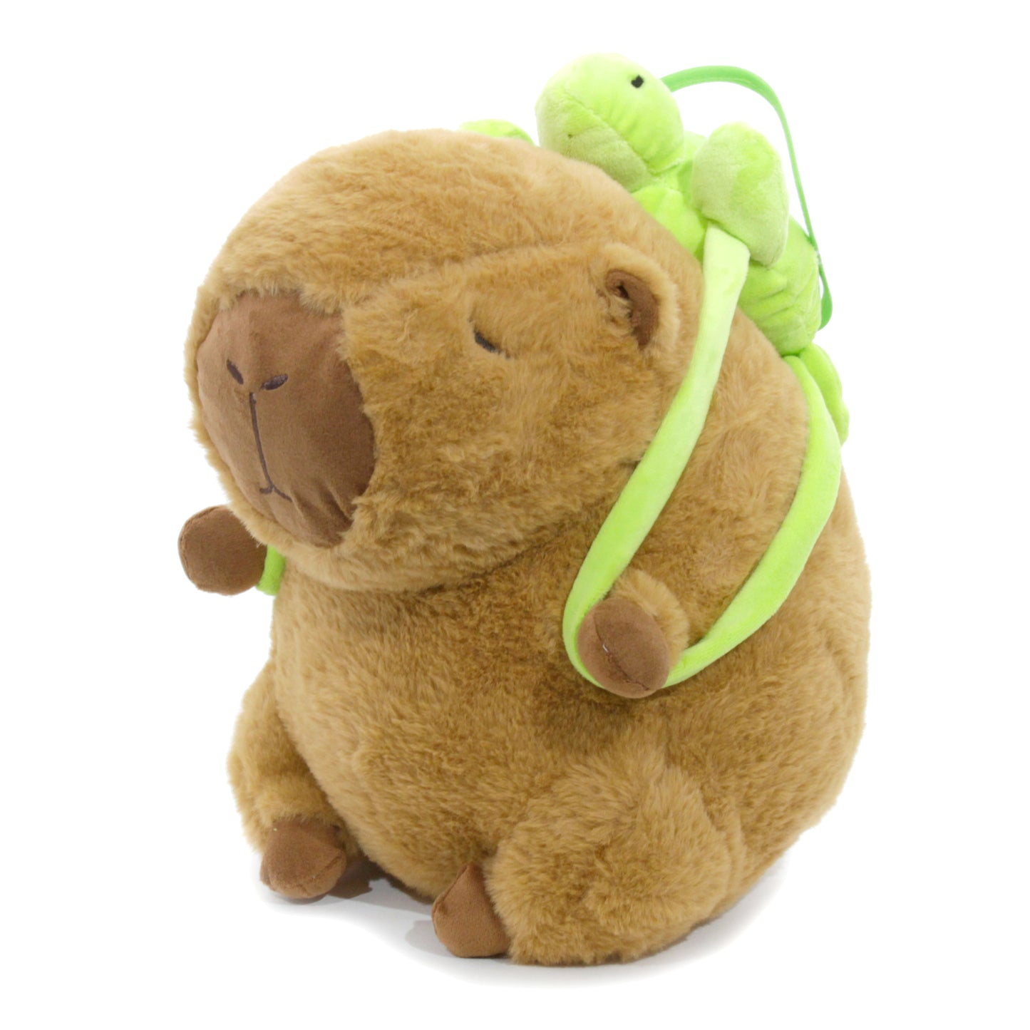 Capibara de Peluche con Tortuga