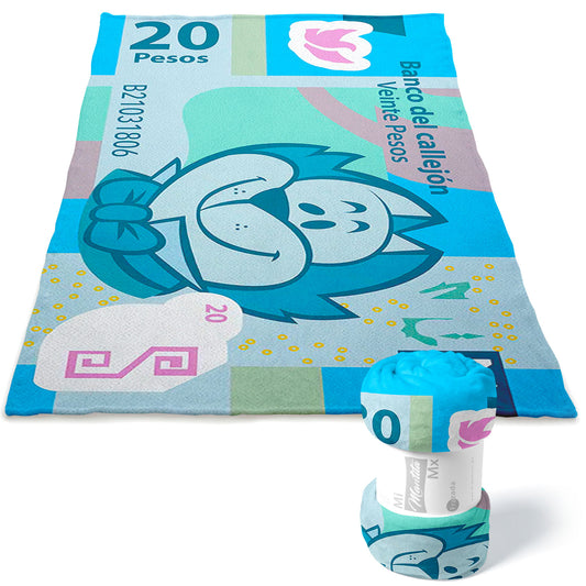Mantita Benito Billete 20 pesos Individual